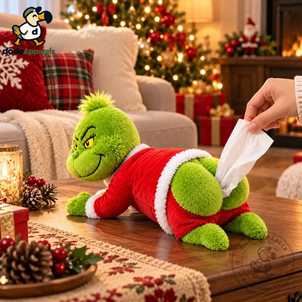 Grinch Tissue Holder Plush Toy Funny Christmas Butt Tissue Box Dispenser 2026 6 Grinch Tissue Holder Plush Toy Funny Christmas Butt Tissue Box Dispenser 2026