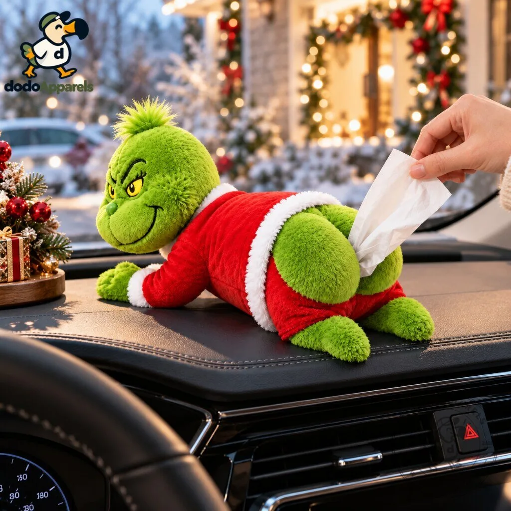 Grinch Tissue Holder Plush Toy Funny Christmas Butt Tissue Box Dispenser 2026 7 Grinch Tissue Holder Plush Toy Funny Christmas Butt Tissue Box Dispenser 2026