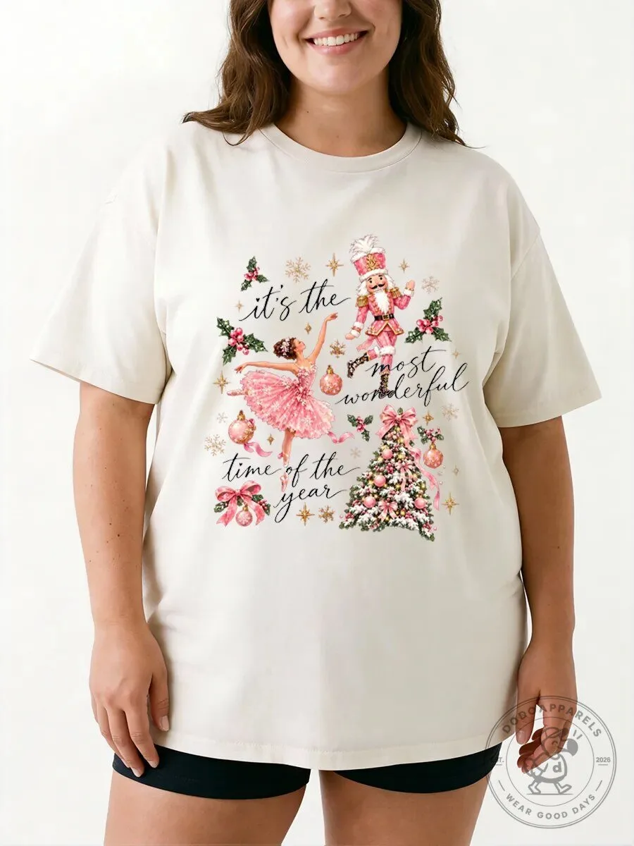 Christmas Nutcracker Ballet Most Wonderful Time of Year T-Shirt 1 Christmas Nutcracker Ballet Most Wonderful Time of Year T-Shirt
