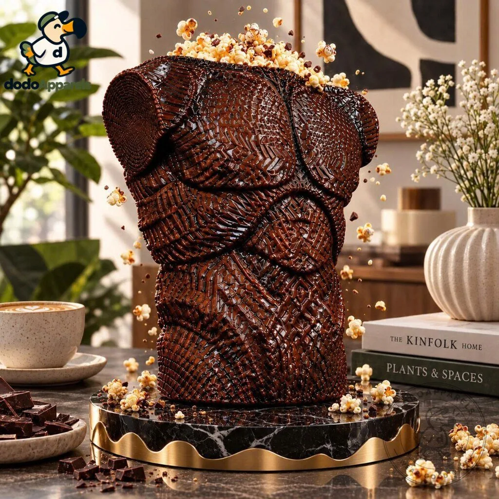 Wicker Husband Torso Armor Popcorn Bucket Bowl Movie
