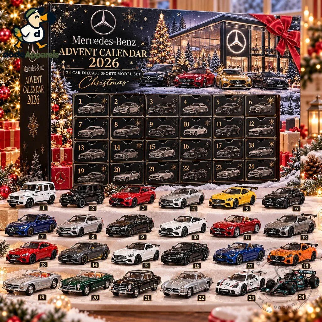 Mercedes-Benz Advent Calendar 2026 24 Car Diecast Sports Model Set Christmas