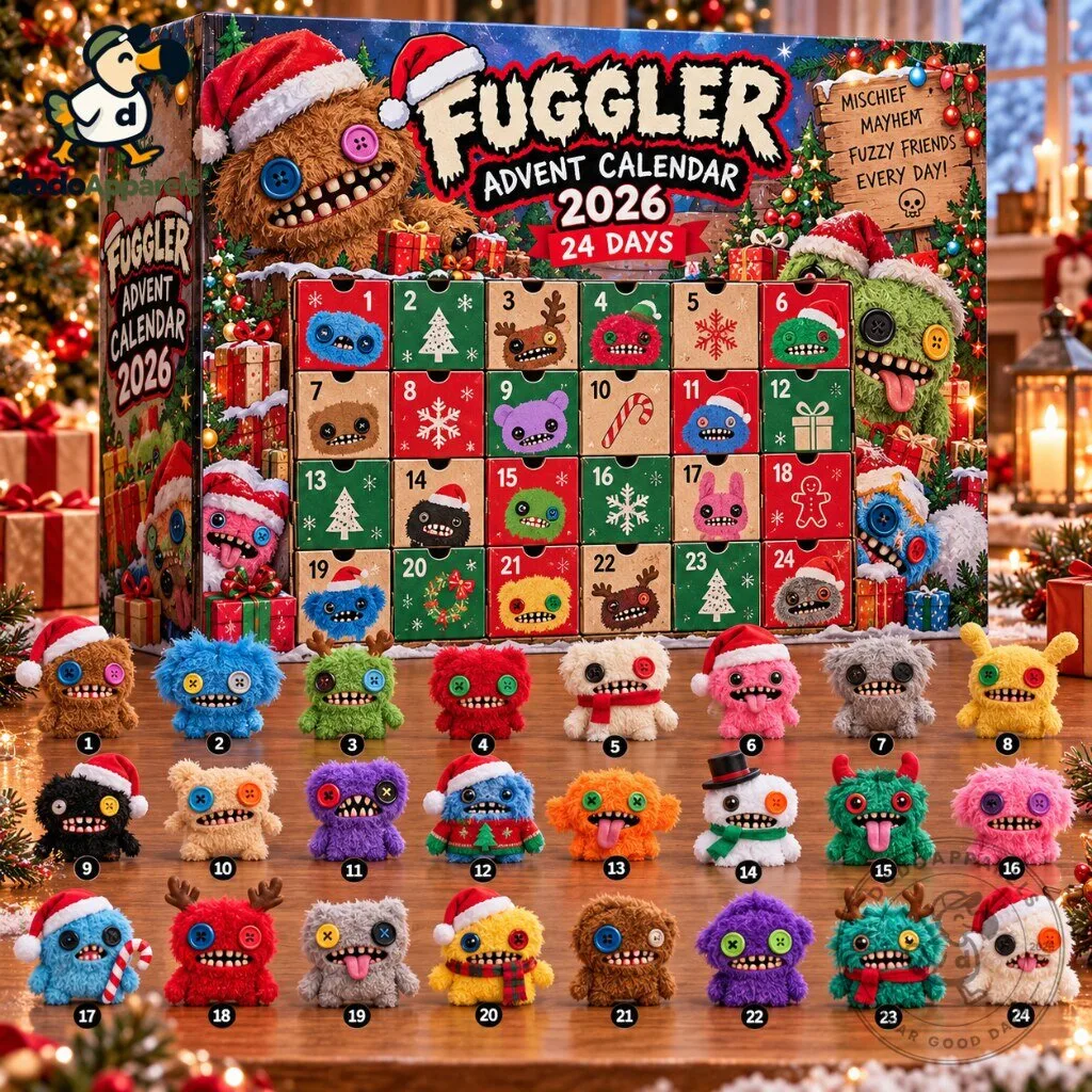 Fuggler Advent Calendar 2026 24 Days Mischief Mayhem Fuzzy Friends Christmas