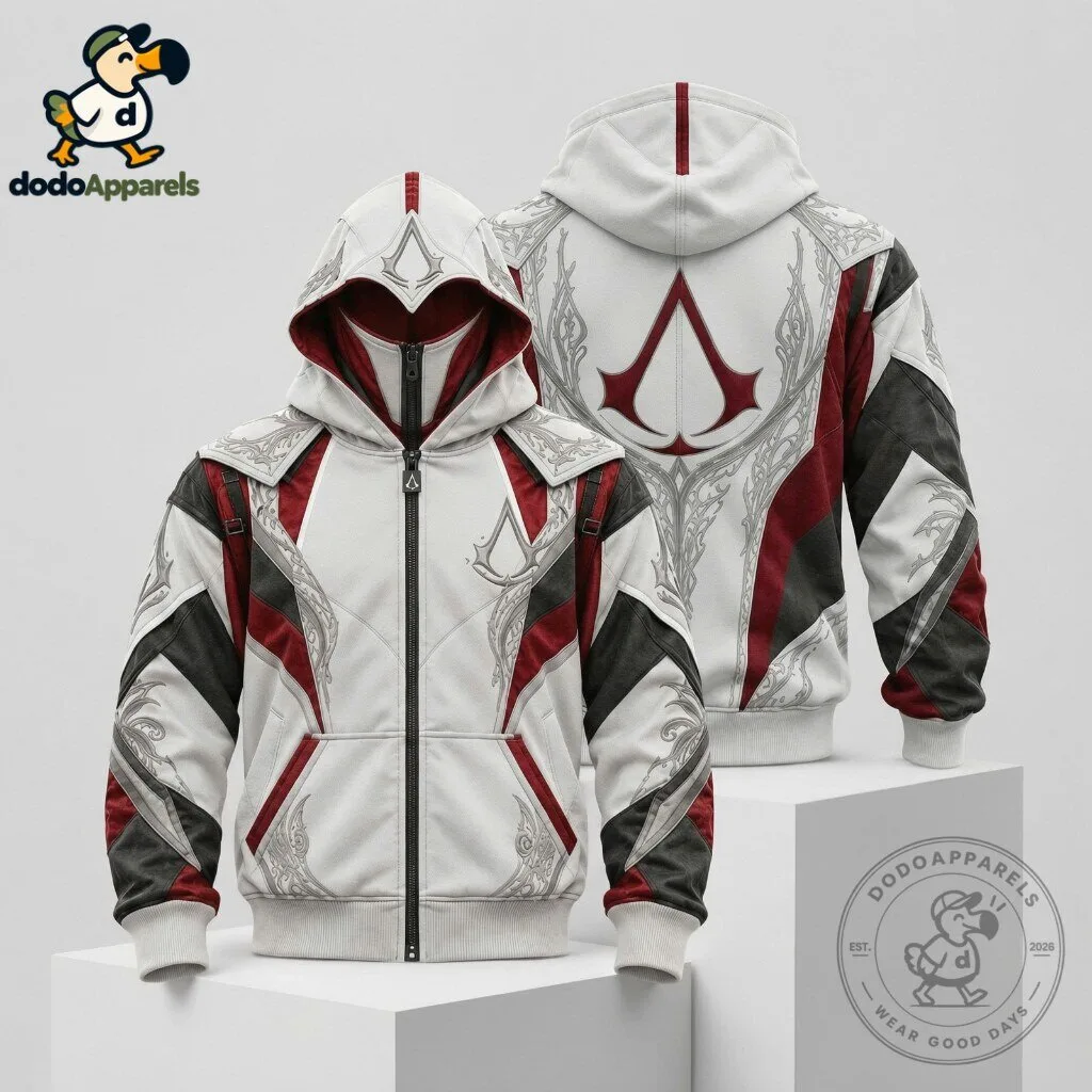 Assassin's Creed Ezio Auditore Full Zip Hoodie