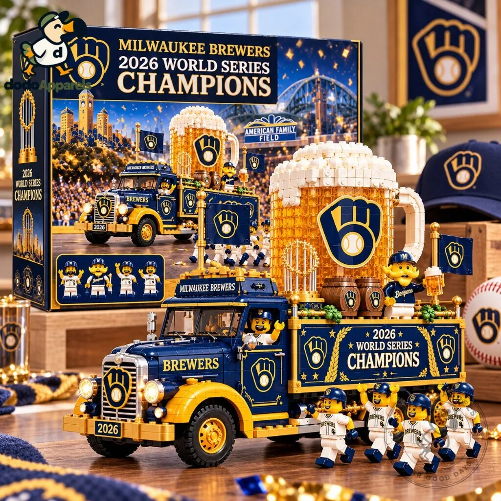 Milwaukee Brewers 2026 World Series Champions Building Blocks Set