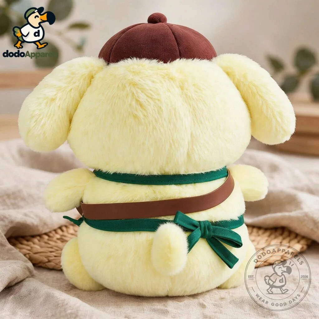 Starbucks x Pompompurin 30th Anniversary Barista Plush Doll 7 Starbucks x Pompompurin 30th Anniversary Barista Plush Doll